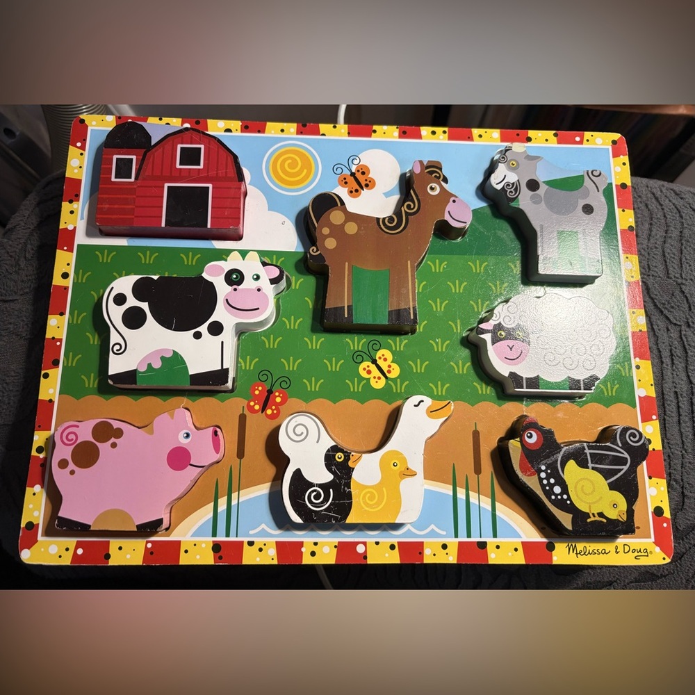 Melissa & Doug Farm Friends Puzzle